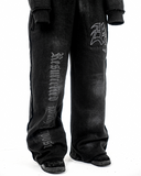 ZW.┃DIRTY BLACK SWEATPANTS™