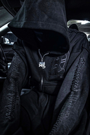 ZW.┃DIRTY BLACK HOODIE™