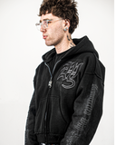 ZW.┃DIRTY BLACK HOODIE™